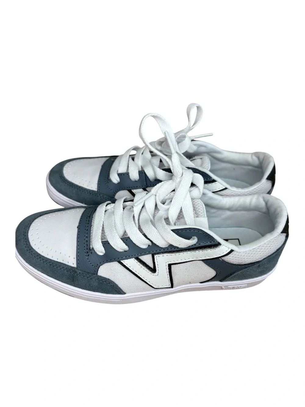Vans Lowland low top sneakers blue white size 7.5
